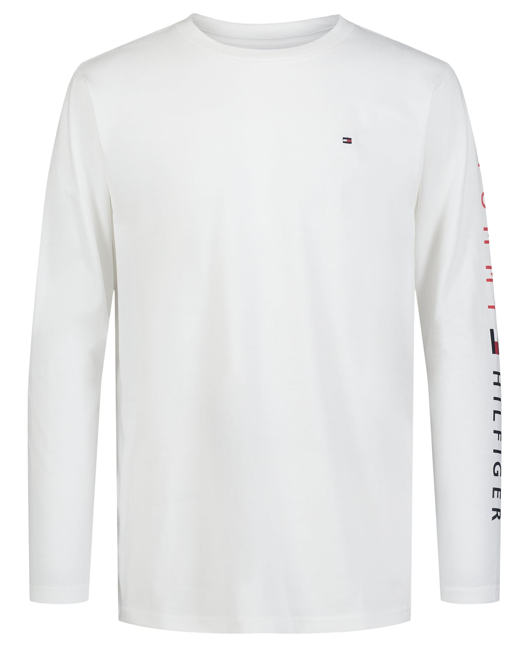 Tommy Hilfiger Boys' Long Sleeve Crew Neck T-Shirt